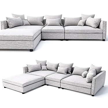 Luxurious Bolia Mr.Big Sofa Set 3D model image 1 