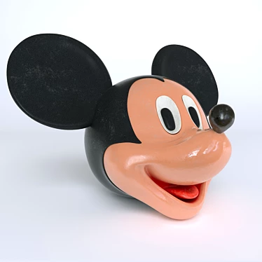 Mickey Mouse Piggy Bank - Authentic Design & Textures 3D model image 1 