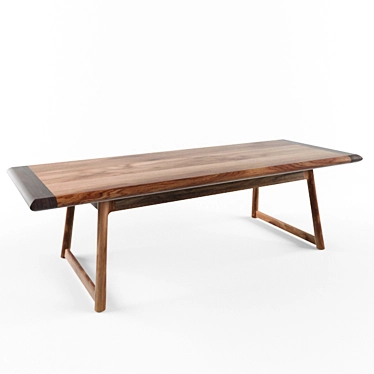 Stylish Mid Century Coffee Table 3D model image 1 