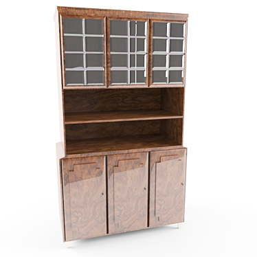 Retro Sideboard: Stylish Interior Addition! 3D model image 1 