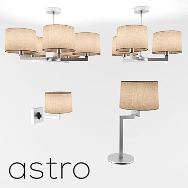 Martina Pendant Light Collection 3D model image 1 