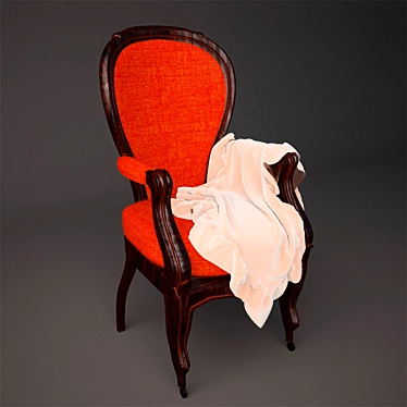 Elegant Classic Chair - Vintage Style 3D model image 1 