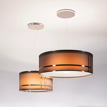 Elegant Fendi Casa Pendant Lighting 3D model image 1 