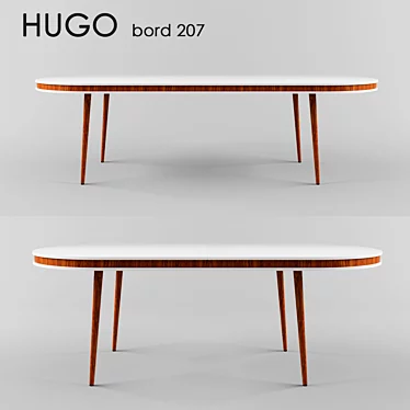 HUGO Extendable Dining Table 3D model image 1 