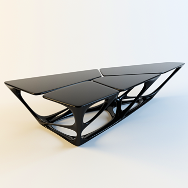 Organic Mesa Table 3D model image 1 