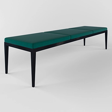 Bridge-Inspired Ottoman: Homemotions 3D model image 1 