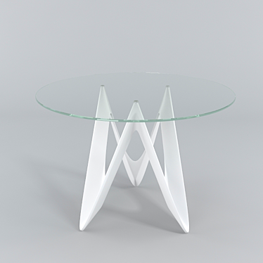 Prismea Glass Table 3D model image 1 