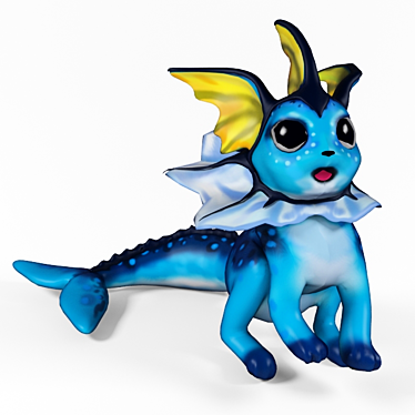 Aquatic Evolution: Vaporeon 3D model image 1 