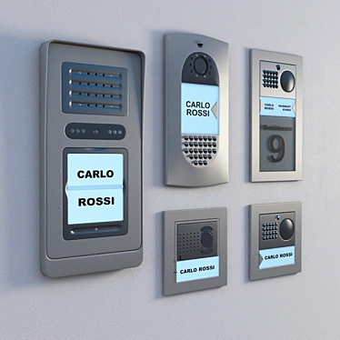 Comelit Entry Intercom Set 3D model image 1 