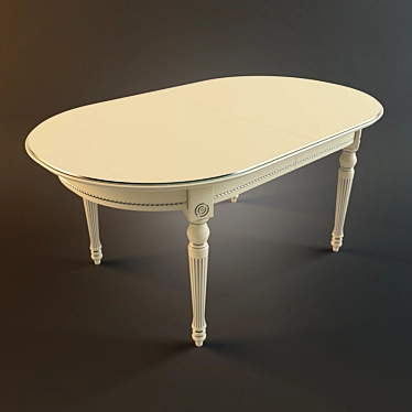 Classic Style Table VERONA mobili 3D model image 1 