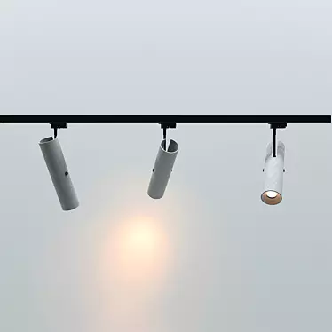 Modern Bentu Iv Cement Spot Light 3D model image 1 