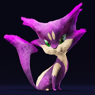 Furry Choroneko Pokémon Model 3D model image 1 