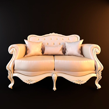 Luxury Comfort: CAVIO Sofa 3D model image 1 