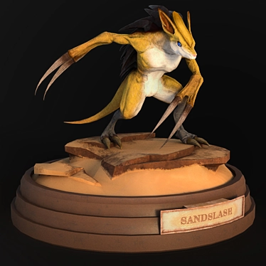 Sandslash - Collectible Pokemon Figurine (3D Model & Textures) 
Authentic Sandslash Figure with Detailed Textures 3D model image 1 