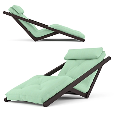 Figo Futon Lounge: Stylish & Versatile 3D model image 1 