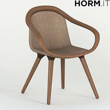 Elegant Ginevra Chairs - Timeless Beauty 3D model image 1 
