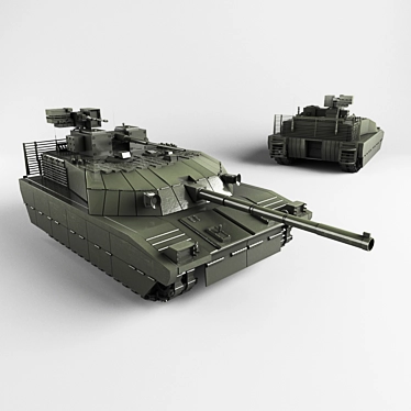 Ultimate Tank T-100 3D model image 1 