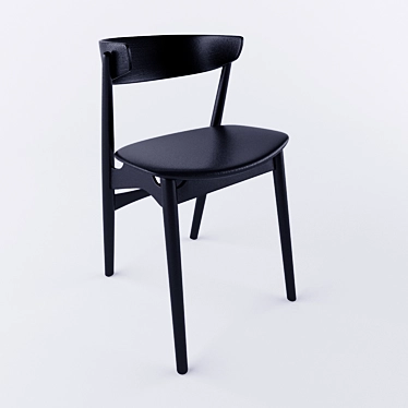 Sibast No 7 Modern Chair 3D model image 1 