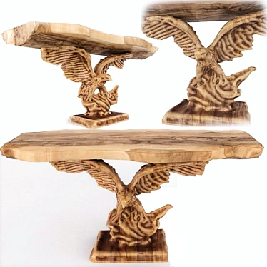 Sleek-Style Table EagleFly 3D model image 1 