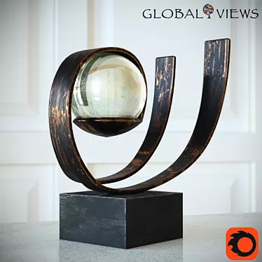 Orbital Bliss Sculpture 3D model image 1 