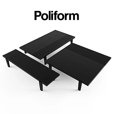 Elegant Home Hotel Coffee Table 3D model image 1 