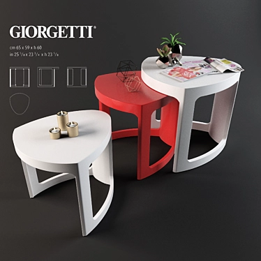 Lian Giorgetti Coffee Tables 3D model image 1 