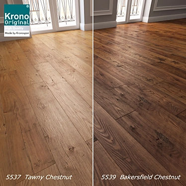 Krono Original Vintage Chestnut Laminate 3D model image 1 