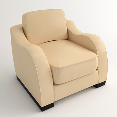 ArmaniCasa Debussy Armchair 3D model image 1 