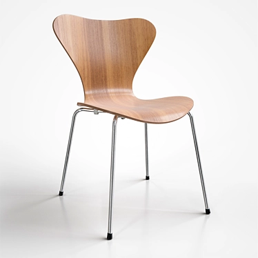 Timeless Elegance: Fritz Hansen Series 7 3D model image 1 