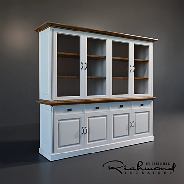 Title: Oakdale - Richmond Interiors Buffet Cabinet 3D model image 1 