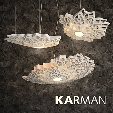 Contemporary Karman NOTREDAME Pendant 3D model image 1 