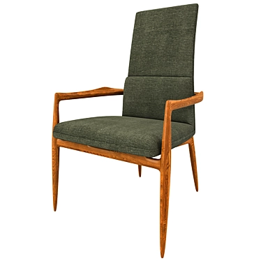 Corona Hannah Arm Dining Chair 3D model image 1 