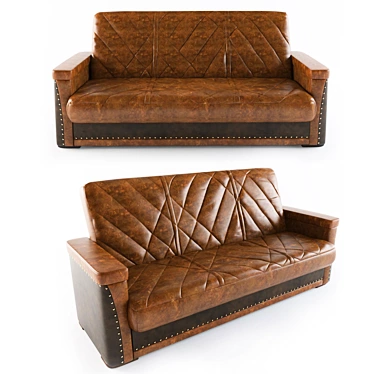 Contemporary Comfort Sofa 3D model image 1 