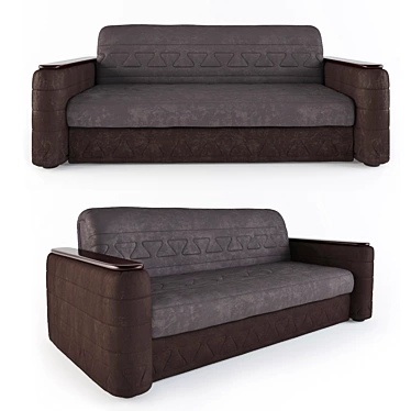 Modern Convertible Sofa Bed 3D model image 1 