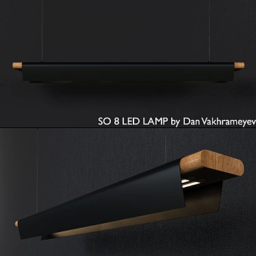 Elegant Lamp by Dan Vakhrameyev 3D model image 1 