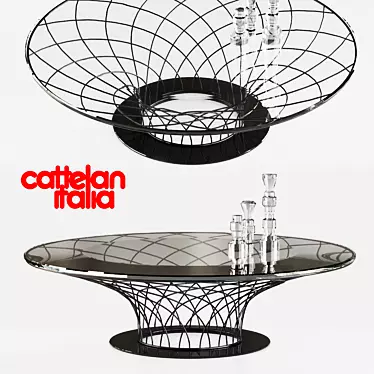 Elegant Cattelan NIDO Table 3D model image 1 