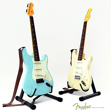 Fender Postmodern Strat: Vintage Relic 3D model image 1 