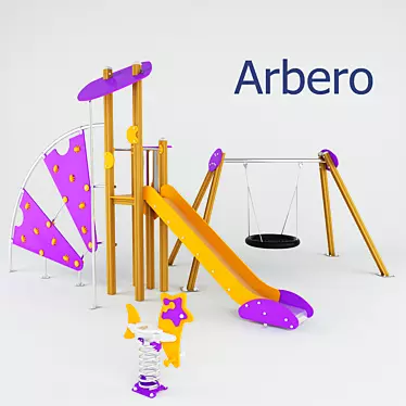 Arbero Playground Equipment 3D model image 1 