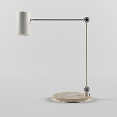 IKEA Riggad: Versatile Wireless Charging Desk Lamp 3D model image 1 