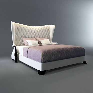 Luxury FORTUNY Bed by Christopher Guy 3D model image 1 