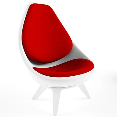 Orbit Swivel Lounge Chair 3D model image 1 