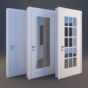 Italian Union Door 3D model image 1 