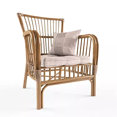 Cozy and Stylish Hampton Bay Chairs 3D model image 1 
