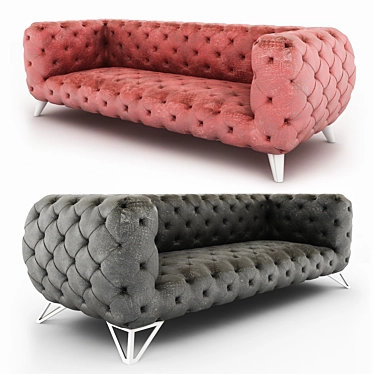 Modern Chester Sofa: 3D Max Design 3D model image 1 