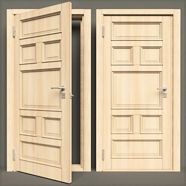 2-in-1 DoorS: Versatile and Stylish 3D model image 1 