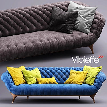 Victor Sofa: Unmatched Comfort & Style 3D model image 1 