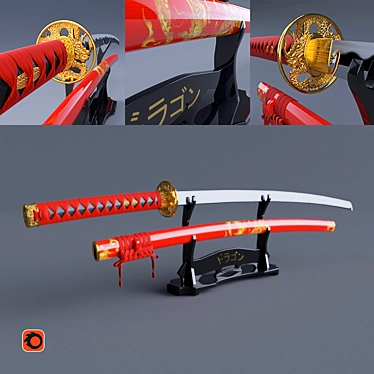 Dragon Slayer Katana 3D model image 1 