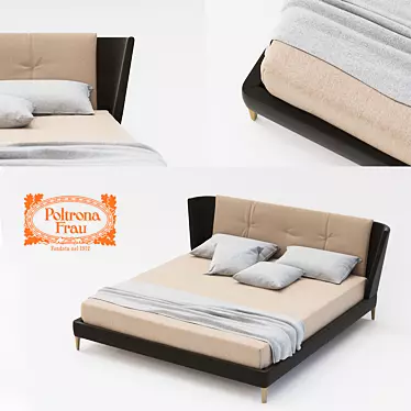 Poltrona Frau Bretagne Bed 3D model image 1 