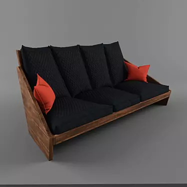 Ostap Design Sofa & Chair Set 3D model image 1 