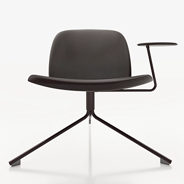Sleek Satellite Easy Chair 3D model image 1 
